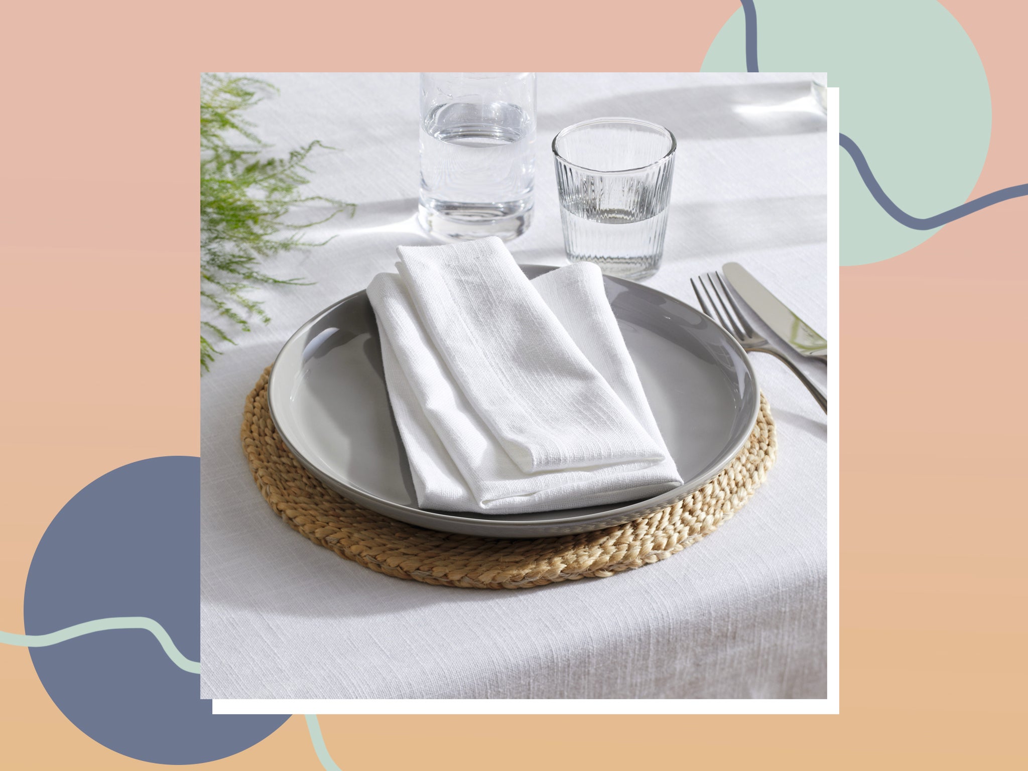 9 best cloth napkins 2021 made from cotton and linen The Independent